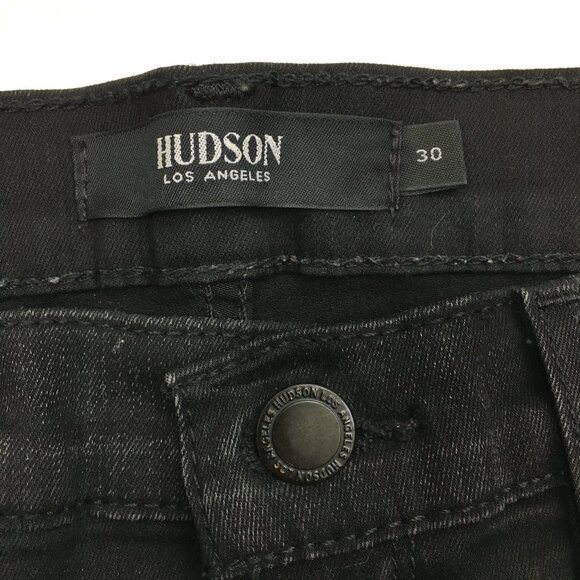 Hudson Jeans Black Flared Women's Jeans - Picture 2 of 12